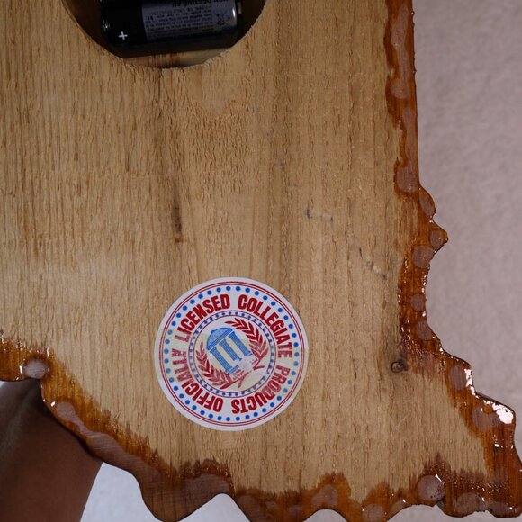 Purdue University Clock I LOVE PERDUE Boilmakers Indiana Shaped - Picture 7 of 8